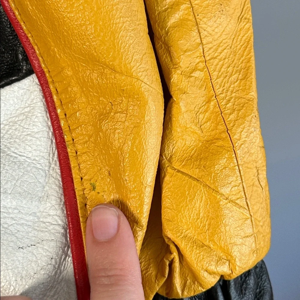 Vintage Bussman Racing Leather Jacket Size‎ L